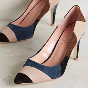 ANTHROPOLOGIE Billy Ella Patchwork Pumps